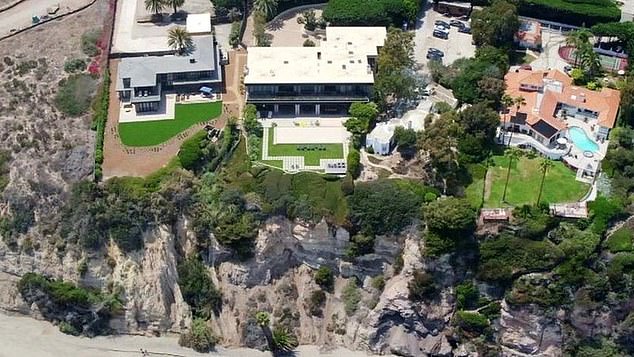 Cliff-side mansions purchased by King Abdullah of Jordan in Malibu, California